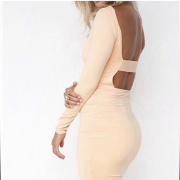 Sabo Skirt Peachy Body Con Margot Dress Sz. L - Picture 2 of 9